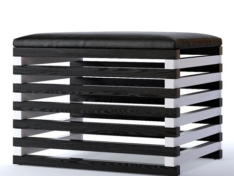  凯莉·韦斯特勒豪瑟脚凳3d模型 