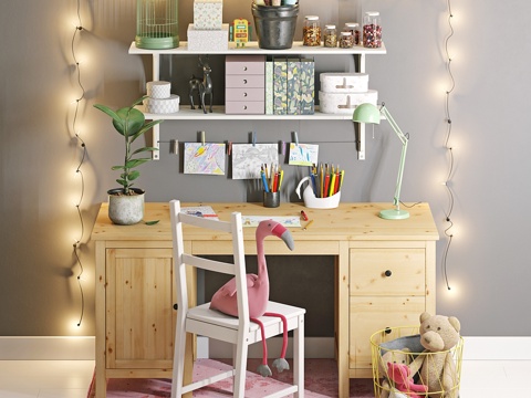  宜家_HEMNES_IVAR3d模型 