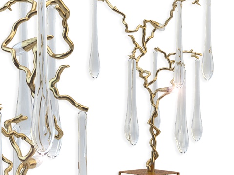  水族台灯3d模型 