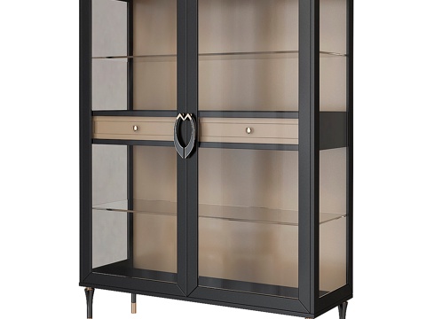  展示柜 VANITY Minotti Collezioni3d模型 