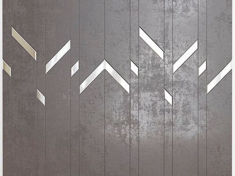  3D墙板 №93d模型 