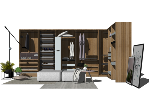 卫生间 衣柜 台柜 阳台 鞋柜 客餐厅 客厅 家装 衣架 玄su模型