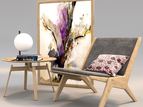  Skagerak 椅具套装3d模型 