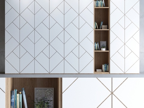  柜子 - 架子 113d模型 