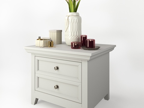  路缘石装饰套装3d模型 