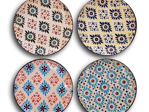  装饰盘套装163d模型 