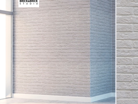  白色砖块0423d模型 