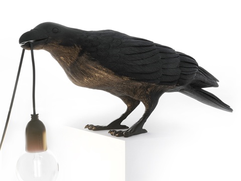  Seletti鸟形装饰3d模型 