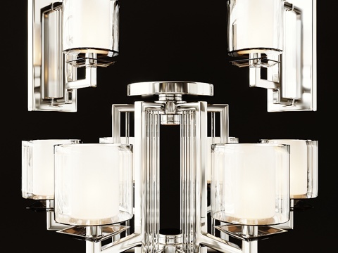  纽波特户外灯具3d模型 