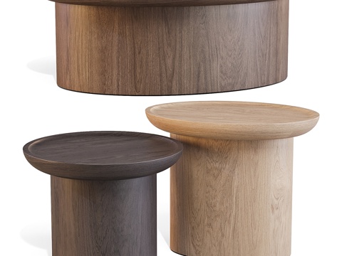  马丁与布罗克特·芬德利 - 咖啡柜及边柜3d模型 