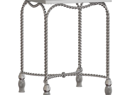  Farah大理石台面边桌3d模型 