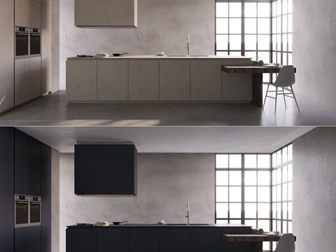  厨房Ernestomeda Obliqua3d模型 