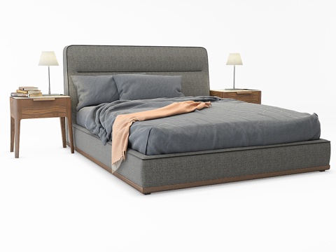  Porada Kirk床3d模型 