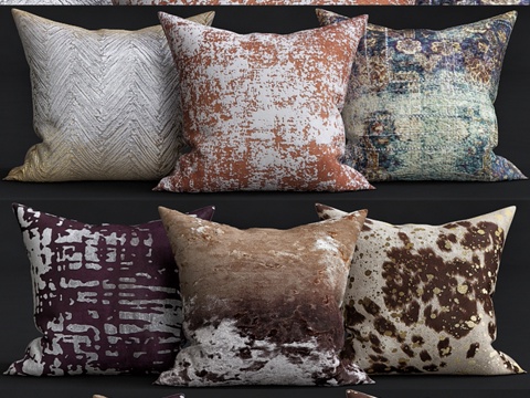  装饰靠枕3d模型 