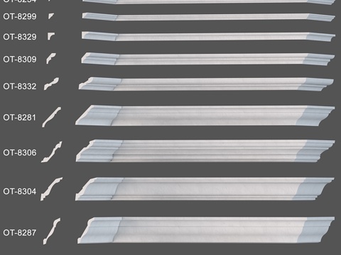  Cornices optima3d模型 