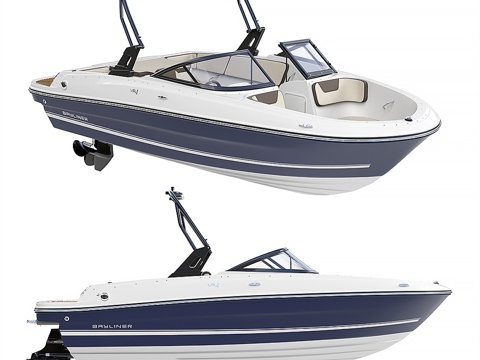  Bayliner VR 4 游艇3d模型 