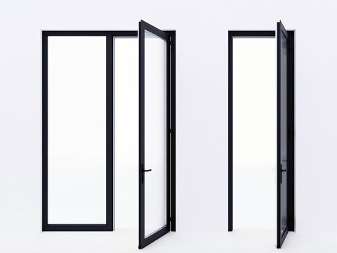  阳台门 Alumil3d模型 