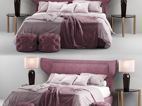  关岛床 - 罗伯特·卡沃利3d模型 