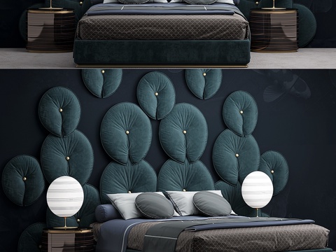  我的设计壁床3d模型 