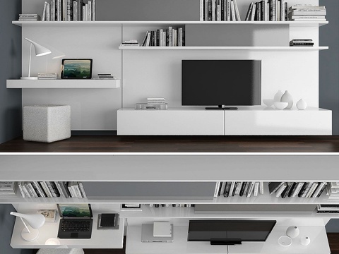  电视柜套装 0113d模型 