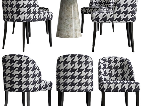  意大利17号子午线餐厅组合3d模型 