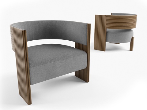  麦圭尔卡南休闲椅3d模型 