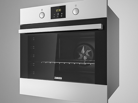 Zanussi烤箱3d模型 