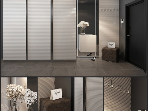  走廊构图_393d模型 