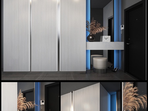  门厅构图_353d模型 