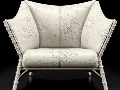  基里巴斯扶手椅3d模型 