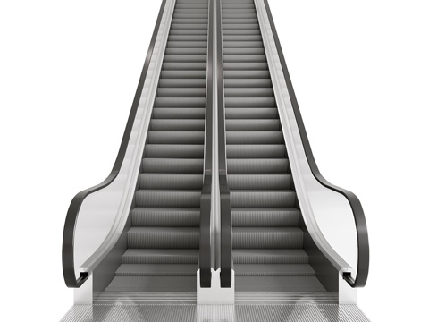 自动扶梯3d模型 