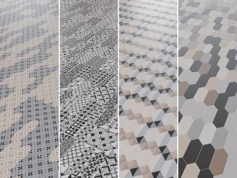  EQUIPE 风筝 Arraw 世纪 拼贴 黑白3d模型 