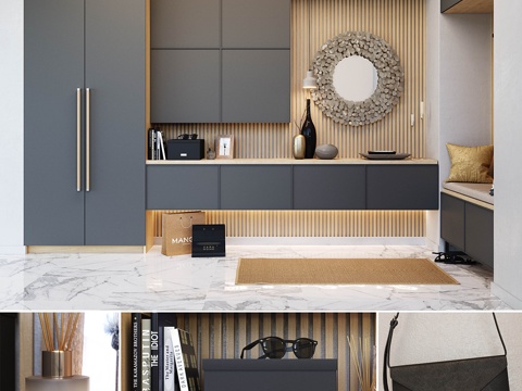  宜家_贝斯塔_玄关_23d模型 