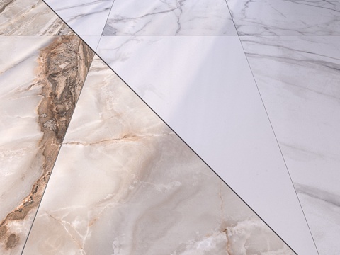  大理石地板套装293d模型 