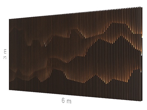  装饰墙 78.3d模型 