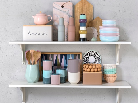  厨房套装23d模型 