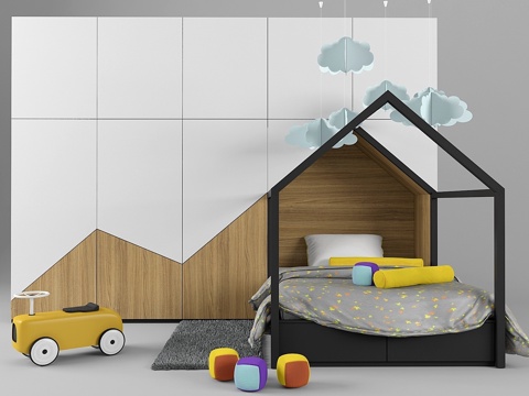  儿童家具23d模型 