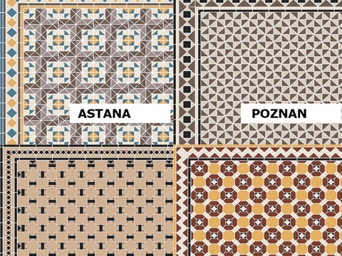  Topcer 维多利亚瓷砖套装33d模型 