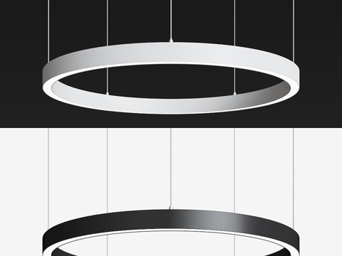  荣耀LED吊灯Orbit3d模型 