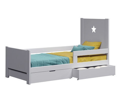  Dream House Kids 带储物抽屉婴儿床3d模型 