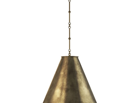  托马斯·奥布莱恩·古德曼手工擦拭仿古黄铜3d模型 