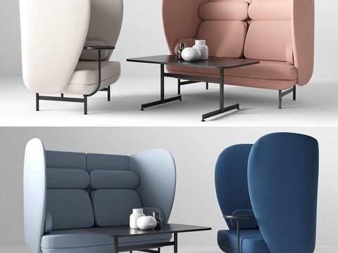  Fritz Hansen Plenum沙发系列3d模型 