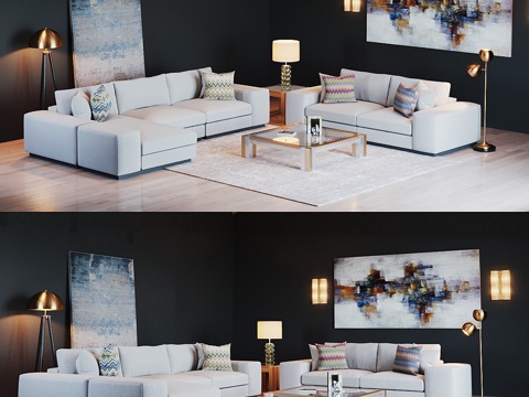  艾克霍尔茨套装3d模型 