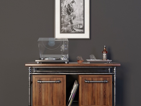  阁楼风格壁橱 Loft3d模型 