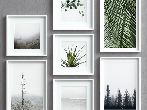  相框套装-483d模型 