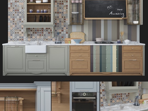  厨房Aster Cucine肖像3d模型 