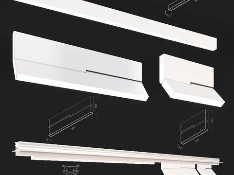  CentrSvet    Centrsvet 轨道纤薄系统3d模型 