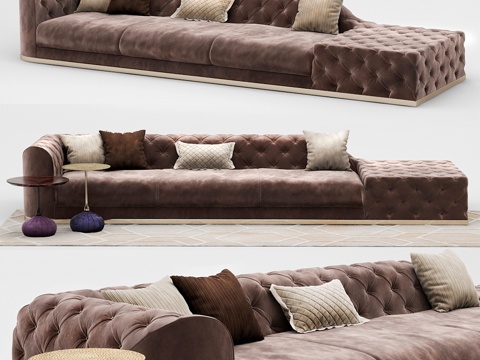  Longhi Milton沙发特别组合3d模型 
