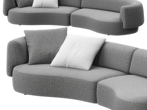  Christophe Delcourt设计的Fao沙发3d模型 