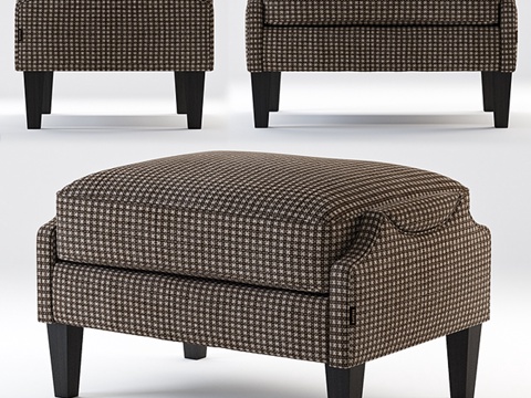  泰勒脚凳3d模型 